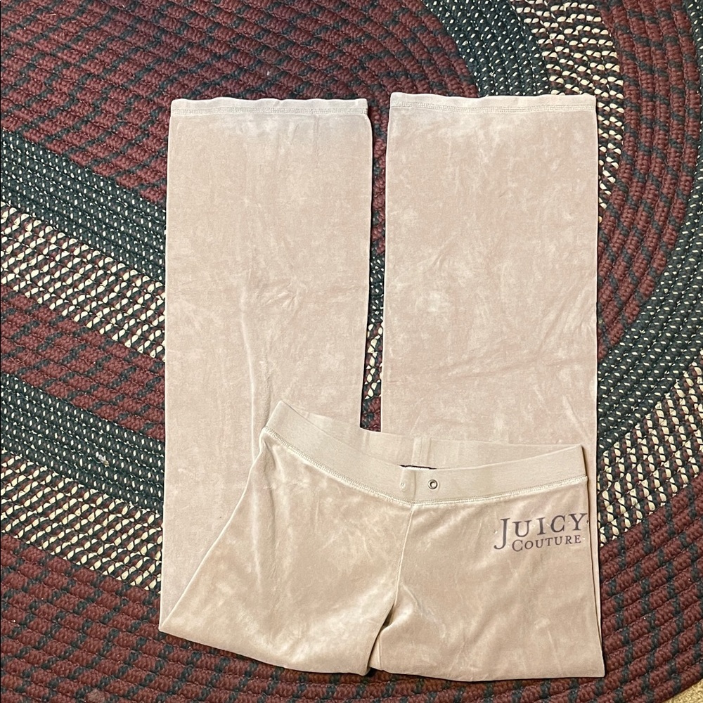 Juicy Couture Y2K Low Rise Velour‎ Pants Size Medium